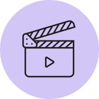 Launch video icon